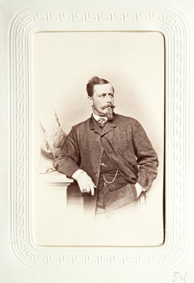 Fotografiporträtt på Karl von Hallwyl, 1860-tal - Hallwylska museet - 107632
