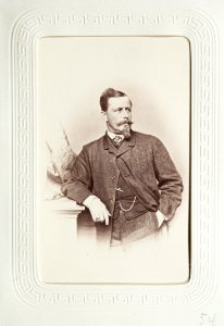 Fotografiporträtt på Karl von Hallwyl, 1860-tal - Hallwylska museet - 107632