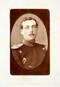 Fotografiporträtt på löjtnan Max Pagel - Hallwylska museet - 107781