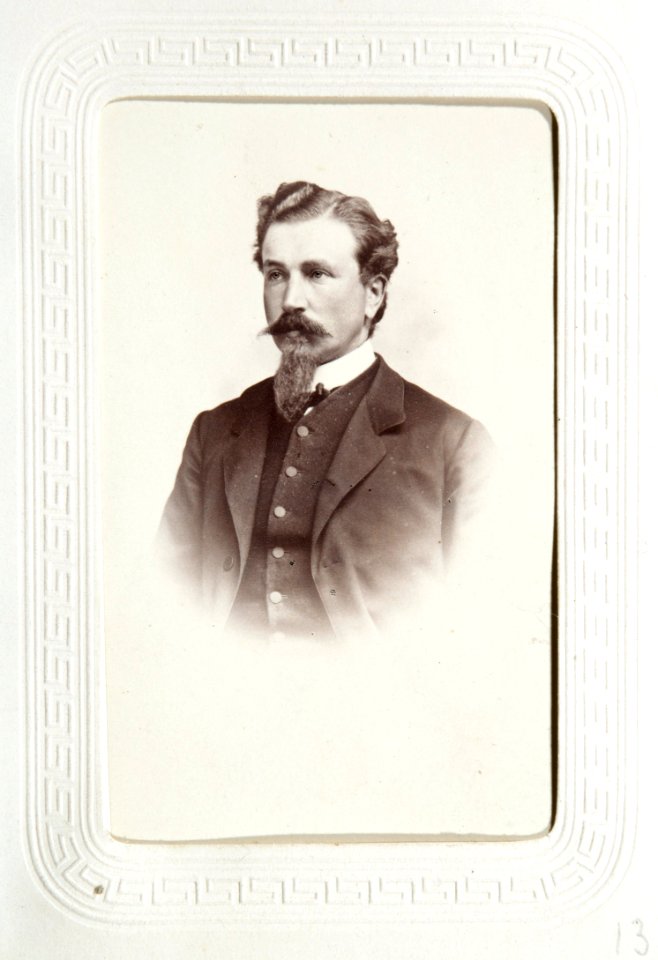 Fotografiporträtt på Hans von Hallwyl, 1855 - 1885 - Hallwylska museet - 107591