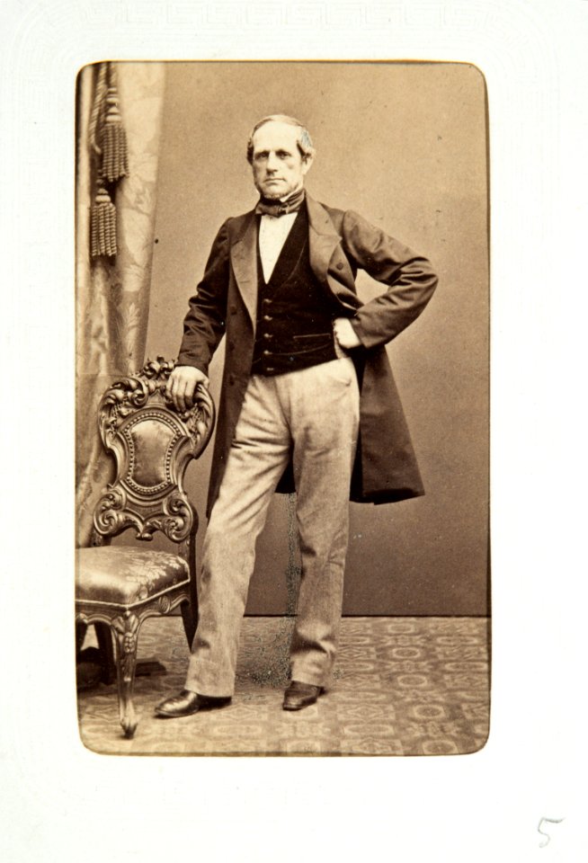 Fotografiporträtt på Wilhelm Kempe, 1860-tal cirka - Hallwylska museet - 107583