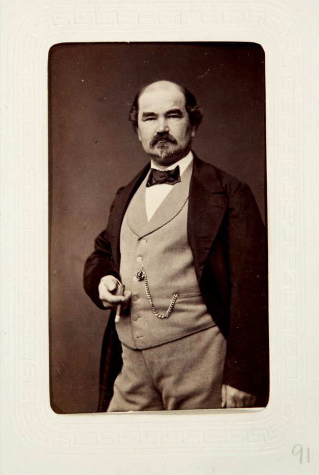 Fotografiporträtt på konstnären Édouard Boutibonne, 1800-tal - Hallwylska museet - 107660