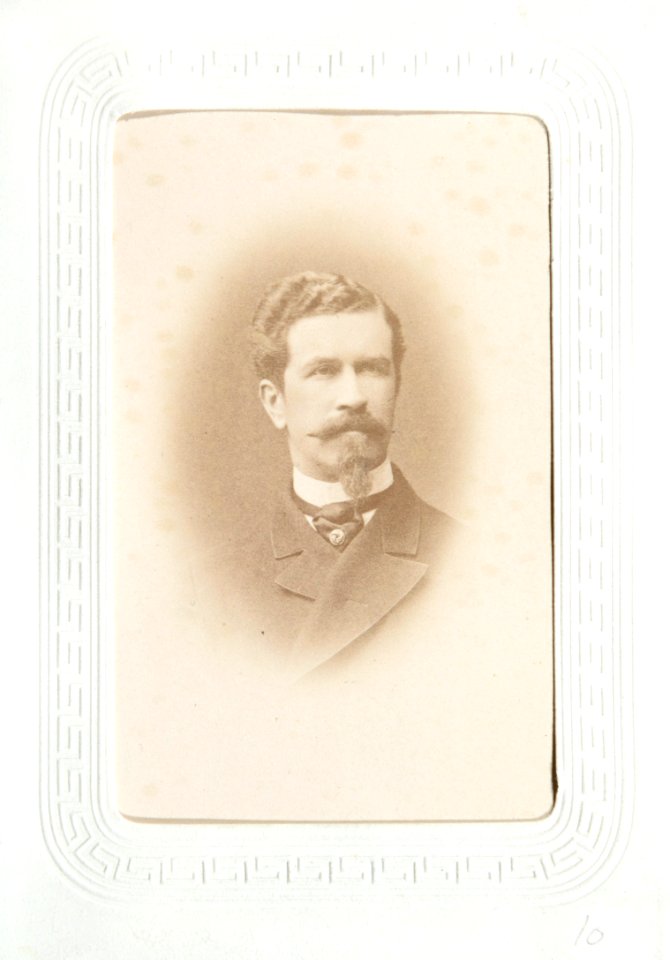 Fotografiporträtt på Walther von Hallwyl, 1875 - Hallwylska museet - 107588