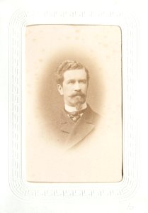 Fotografiporträtt på Walther von Hallwyl, 1875 - Hallwylska museet - 107588
