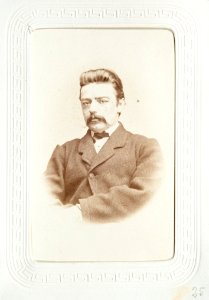Fotografiporträtt på Wilhelm Schlegel, 1800-talets sista hälft - Hallwylska museet - 107603 photo