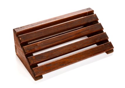 Fotpall i teak - Hallwylska museet - 108532