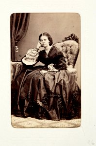 Fotografiporträtt på Selma Charlotta Key - Hallwylska museet - 107761