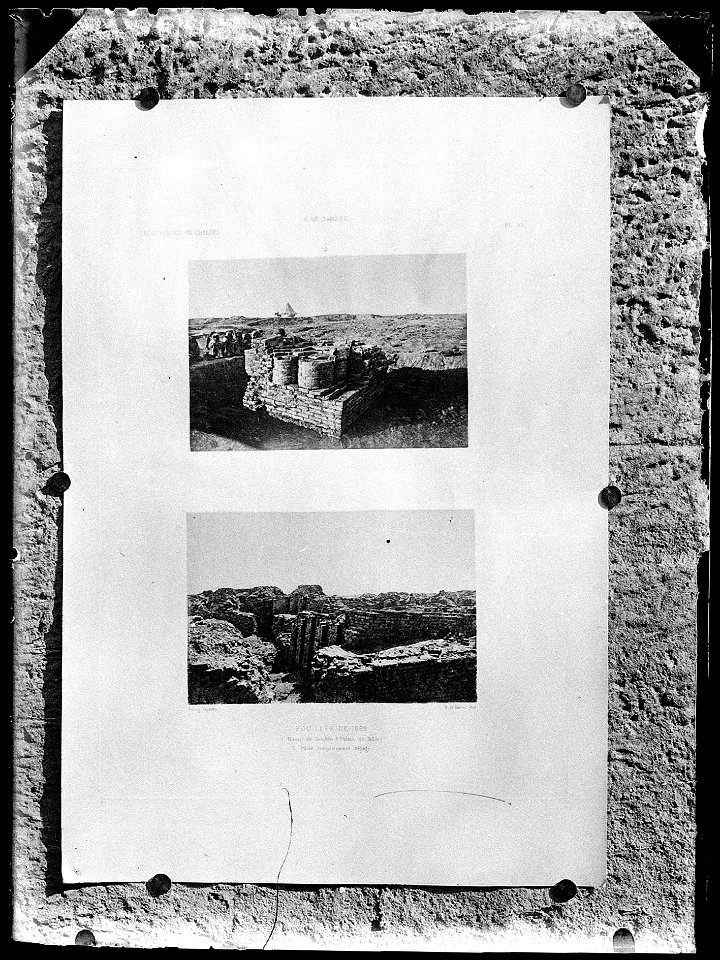 Fouilles de 1889 en Chaldée. - Fonds Berthelé - 49Fi1532