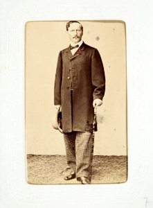 Fotografiporträtt på Theodor von Hallwyl, 1830-1860 - Hallwylska museet - 107585 photo
