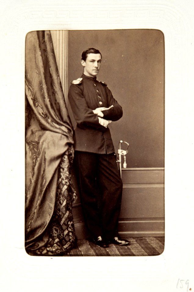 Fotografiporträtt på von Chrismar - Hallwylska museet - 107782