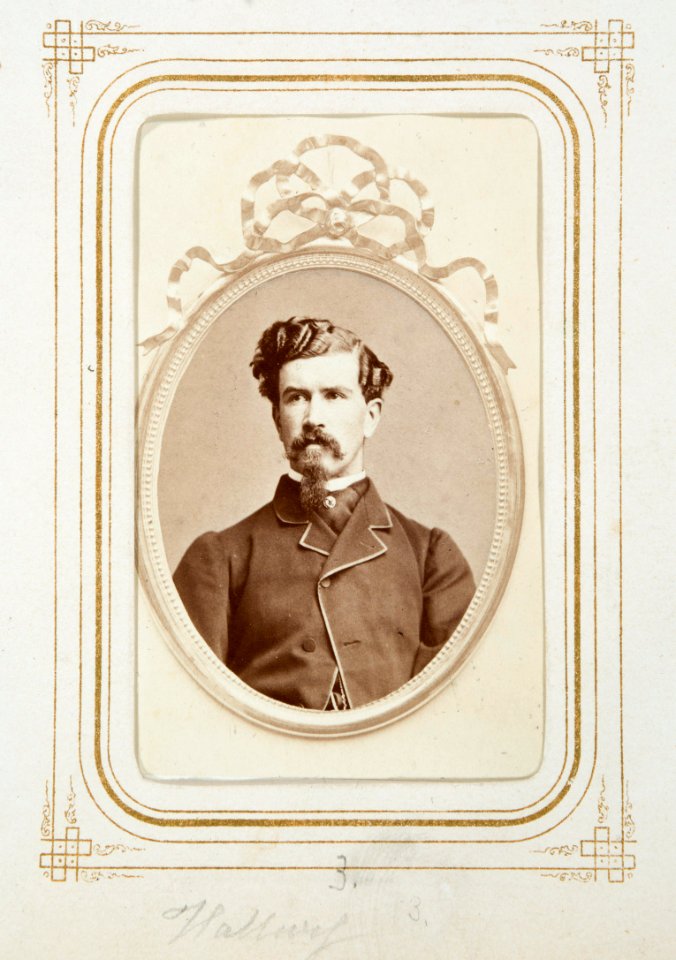 Fotografiporträtt på Walther von Hallwyl, 1860-tal - Hallwylska museet - 107795