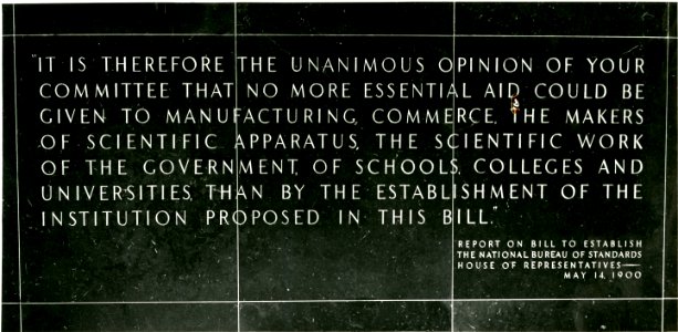 FoundingofNBS NIST 009