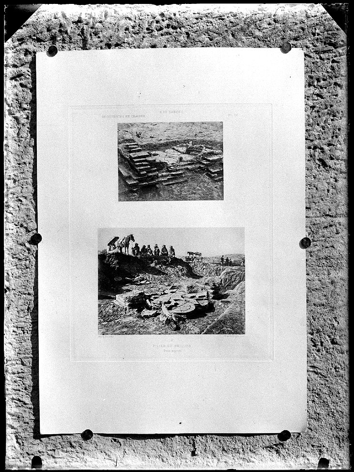 Fouilles de 1889 en Chaldée. - Fonds Berthelé - 49Fi1533