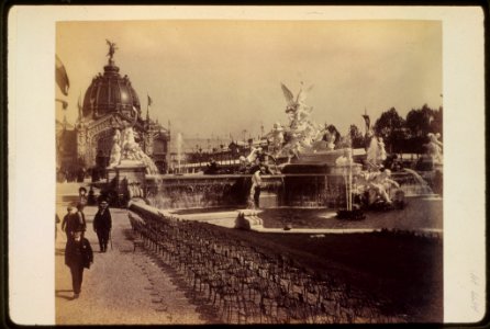 Fountain Coutan and the Central Dome, Paris Expostion, 1889 LCCN91725846