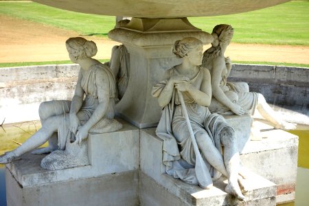 Fountain, c. 1862, marble, view 4 - Wrest Park - Bedfordshire, England - DSC08310 photo