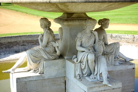 Fountain, c. 1862, marble, view 2 - Wrest Park - Bedfordshire, England - DSC08305