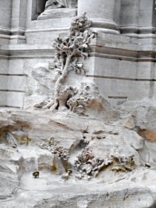 Fountain of Trevi in Rome (Detail) (24984855713)