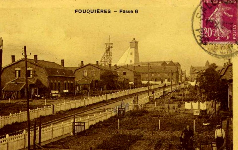 Fouquières-lez-Lens - Fosse n° 6 - 14 des mines de Courrières (A)