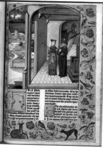 Four illustrations of 15th c. daily live from the text of Boethius, De consolatione philosphiae. Dutch and Latin. Ghent, Arend de Kaysere, 3 May 1485 LCCN2005692116