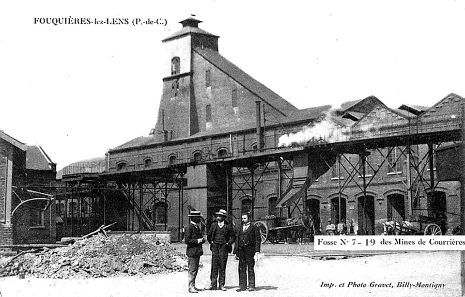 Fouquières-lez-Lens - Fosse n° 7 - 19 des mines de Courrières (A)