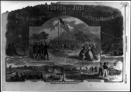 Fourth of July at Camp Hamilton, near Fortress Monroe LCCN2005696081