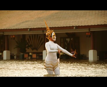 Woman tradition performance