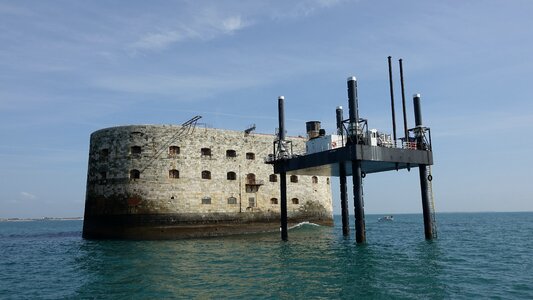 Fort boyard fortification on a sand bank Free photos photo