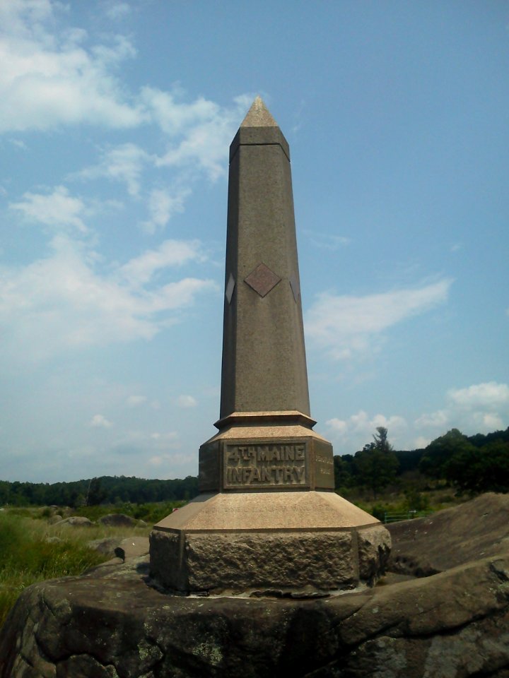 Fourth Maine Monument - Gettysburg