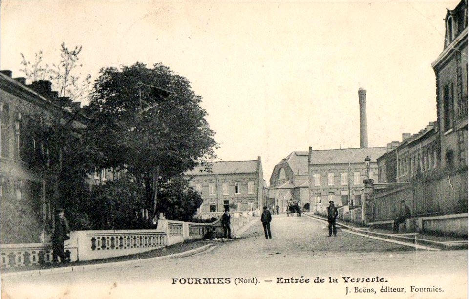 Fourmies - Entrée de la verrerie
