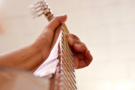 Guitarist ropes music photo