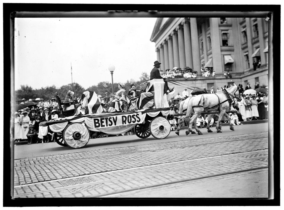 FOURTH OF JULY PARADES. FLOAT- 'BETSY ROSS' LCCN2016867453