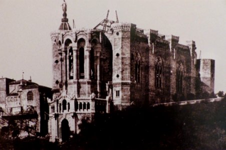 Fourvière en construction 1875
