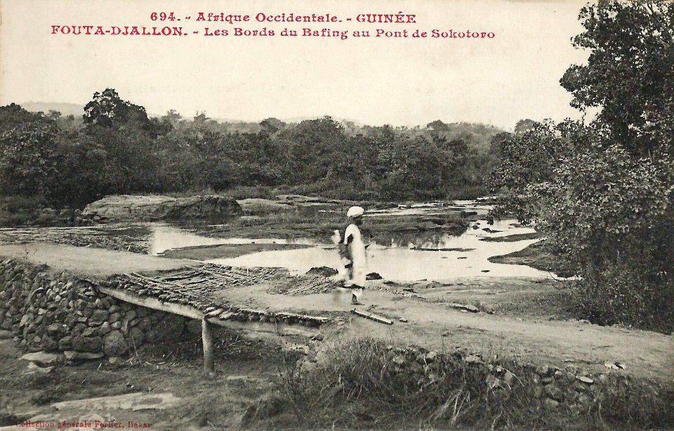 Fouta-Djallon-Les bords du Bafing au pont de Sokotoro (Guinée)