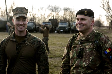 Fox Company Lands in Romania for Spring Storm 2018 (25896055507)
