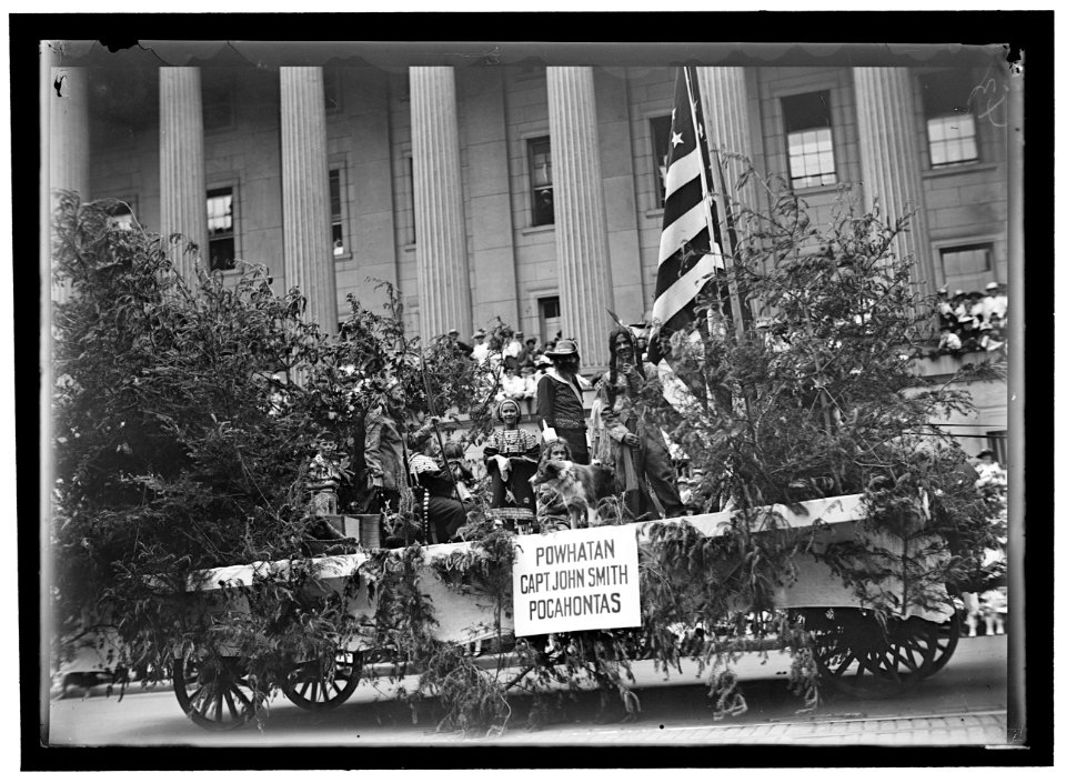 FOURTH OF JULY PARADES. FLOAT- COLONIAL LCCN2016866911