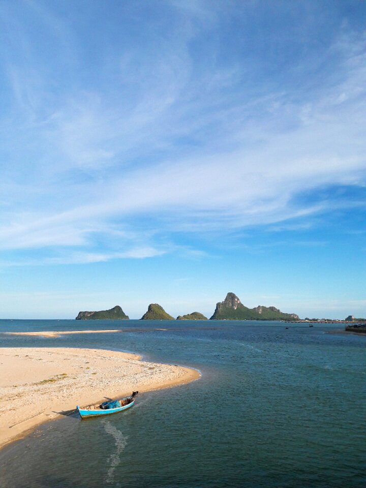 Sky the gulf of thailand beach photo