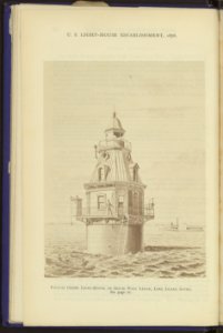 Fourth order light-house on south west ledge, Long Island Sound LCCN2005688439