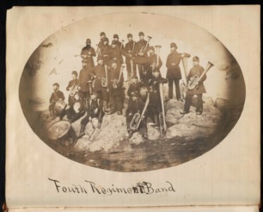 Fouth (i.e. Fourth) Regiment band LCCN2014646384