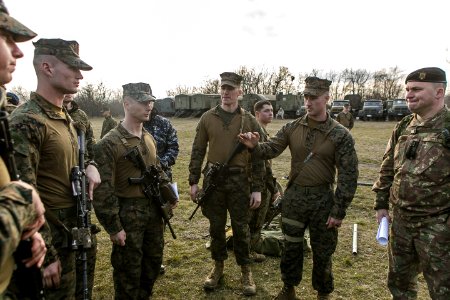 Fox Company Lands in Romania for Spring Storm 2018 (25896055947)