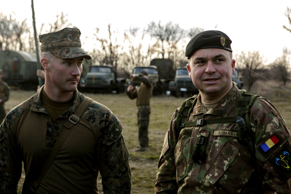 Fox Company Lands in Romania for Spring Storm 2018 (40724836392)