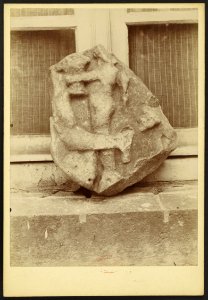 Fragment de sculpture (chez Mr Dezeimeris) Loupiac - J-A Brutails - Université Bordeaux Montaigne - 0254