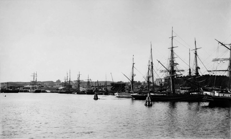 Frachtsegler im Handelshafen in der Hörn (Kiel 44.936)