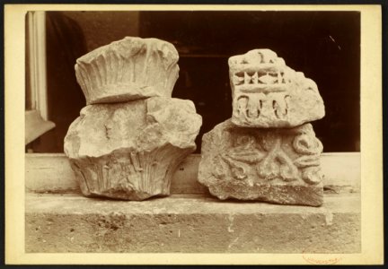 Fragment de sculpture (chez Mr Dezeimeris) Loupiac - J-A Brutails - Université Bordeaux Montaigne - 0256