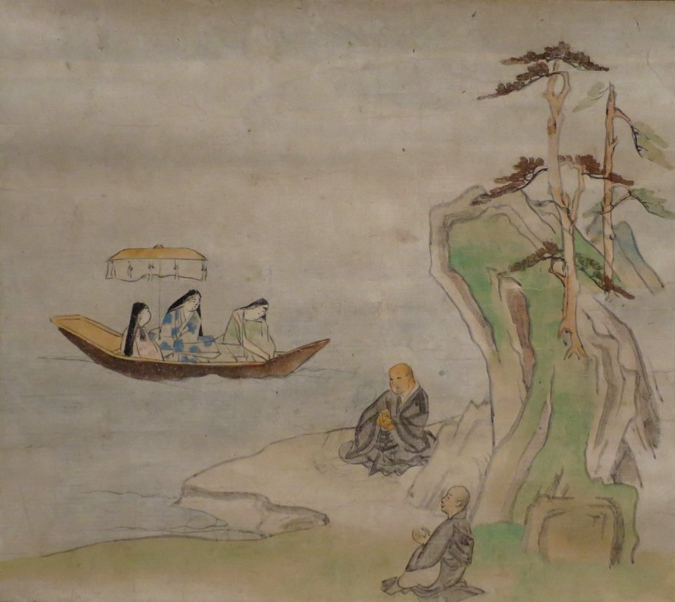 Fragment of the 'Illustrated Life of Priest Honen', 13th-early 14th century, Honolulu Museum of Art, 2111.1
