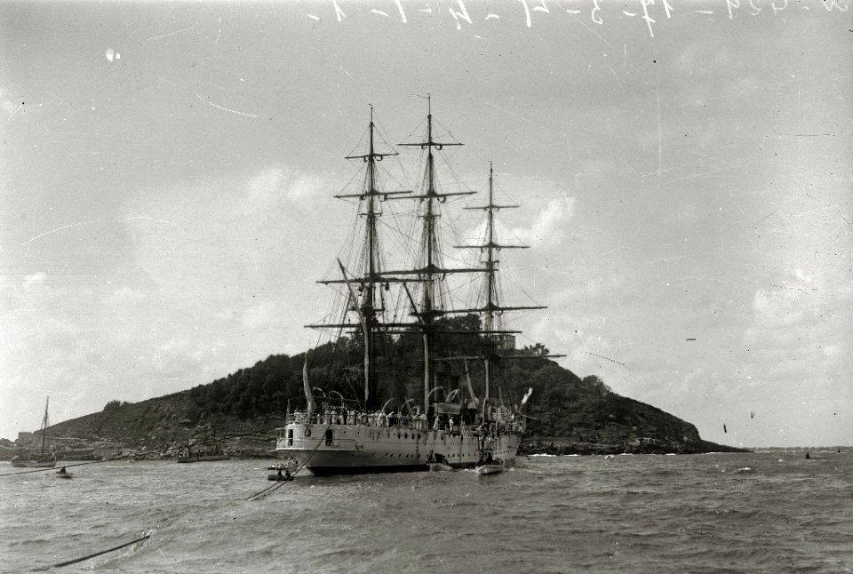 Fragata en la bahía de la Concha (3 de 6) - Fondo Car-Kutxa Fototeka