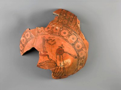Fragment butli pielgrzymiej, warsztat nubijski