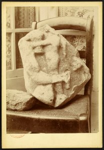 Fragment de sculpture (chez Mr Dezeimeris) - J-A Brutails - Université Bordeaux Montaigne - 0252