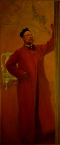 Framför spegeln - självporträtt - Carl Larsson