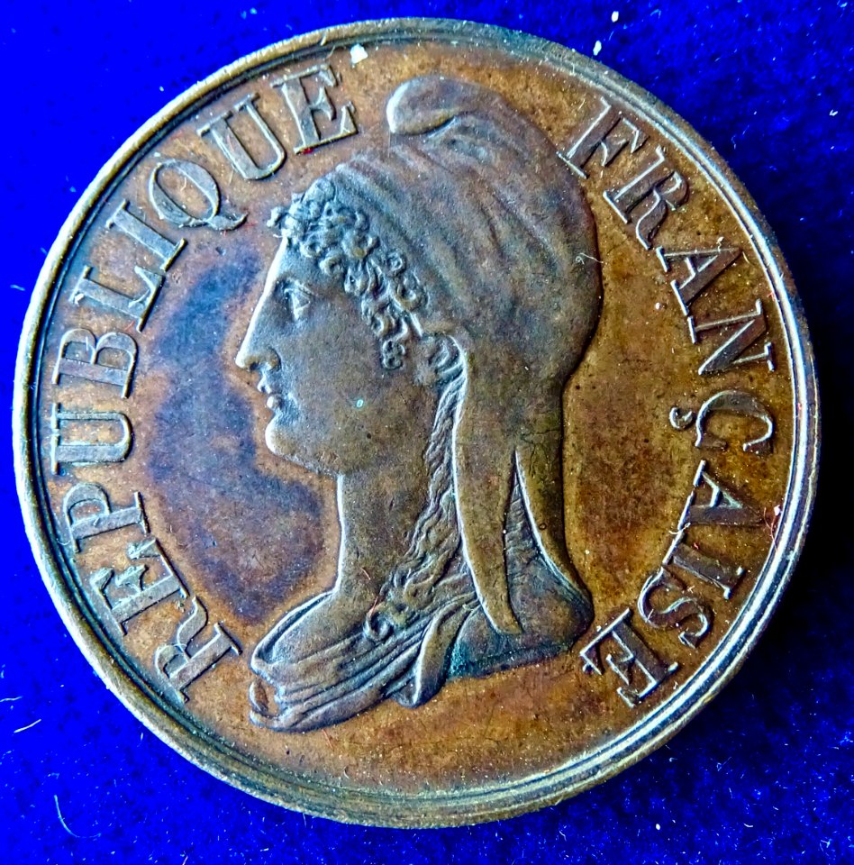 France 1870 Medal Paris Commune Manifestation on 8 October, obverse