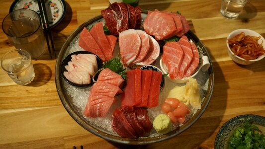 Fish tuna belly fat seafood